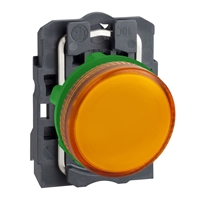 Schneider Electric orange complete pilot light ?22
