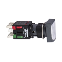 SCHNEIDER ILLUM WHITE PUSHBUTTON 240VAC 1.5AMP XB6