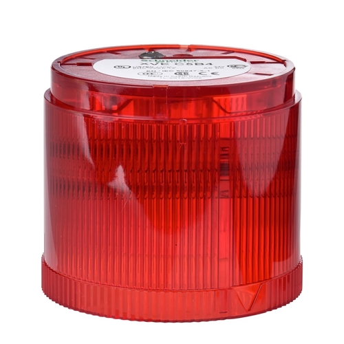 SCHNEIDER 70MM STROBE RED LENS UNIT 24V IP40