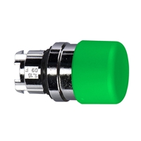 SCHNEIDER PB MUSHROOM 30MM HEAD GREEN