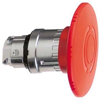 SCHNEIDER MUSHROOM HEAD PUSHBUTTON RED