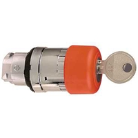 SCHNEIDER MUSHROOM HEAD PUSHBUTTON RED KEY RELEASE