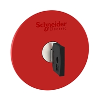 SCHNEIDER E-STOP PUSHBUTTON 60MM C/W KEY