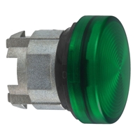 SCHNEIDER GROOVED LENS FOR LED GREEN