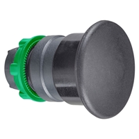 SCHNEIDER PUSHBUTTON MUSHROOM HEAD 40MM BLACK