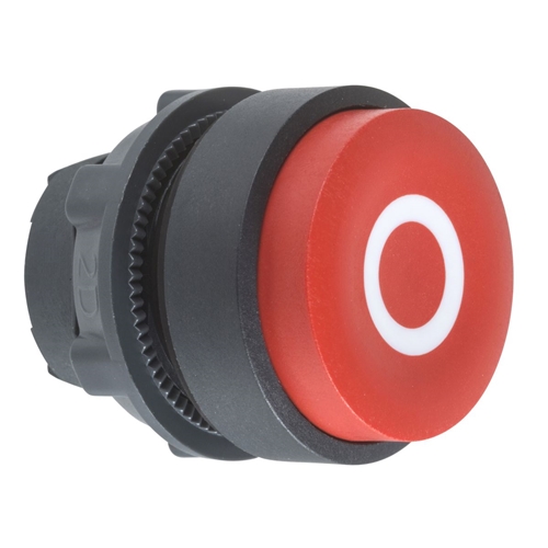 SCHNEIDER PUSH BUTTON HEAD RED MARKED O