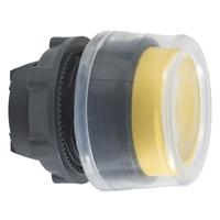 Schneider Electric yellow projecting pushbutton he