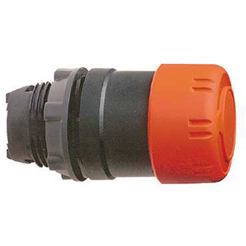 SCHNEIDER MUSHROOM HEAD PUSHBUTTON RED