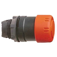 SCHNEIDER MUSHROOM HEAD PUSHBUTTON RED