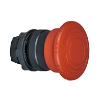 SCHNEIDER MUSHROOM HEAD PUSHBUTTON RED