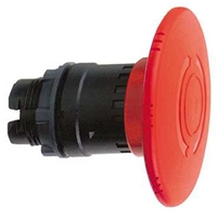 SCHNEIDER MUSHROOM HEAD PUSHBUTTON RED