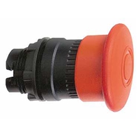 SCHNEIDER MUSHROOM HEAD PUSHBUTTON 40MM RED