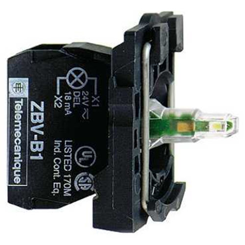 SCHNEIDER ILLUMINATED 110VAC PUSH BUTTON BODY