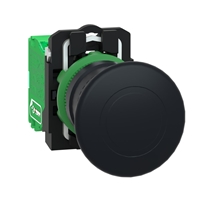 SCHNEIDER TRANSMITTER P/B 40MM MUSHROOM HEAD BLACK