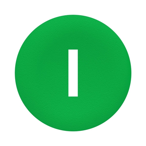 Schneider Electric green plain cap I for flush mou