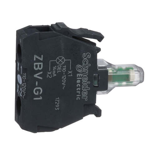 SCHNEIDER LED BLOCK 48...120VAC WHITE