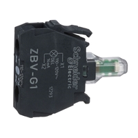 SCHNEIDER LED BLOCK 48...120VAC WHITE